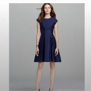 Classic Navy Fit-and-Flare Dress